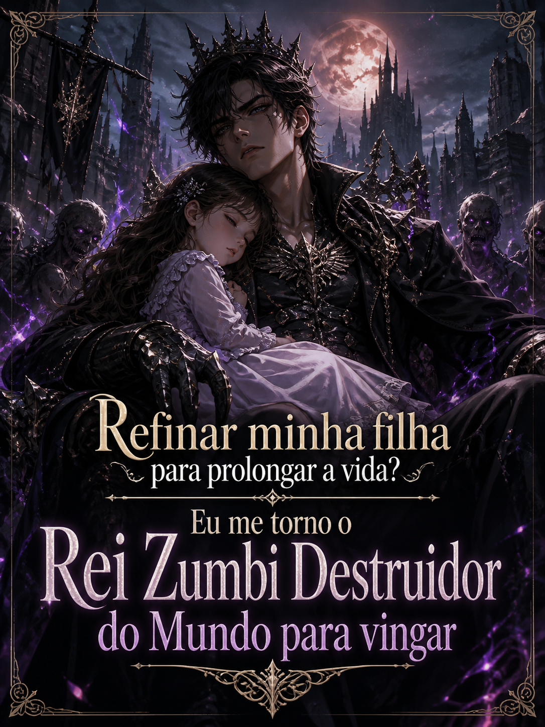 Refinar minha filha para prolongar a vida? Eu me torno o Rei Zumbi Destruidor do Mundo para vingar